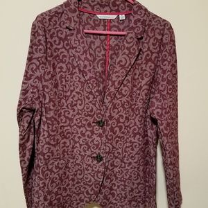 Isaac Mizrahi JacqNotch  Color Blazer 16 A235208